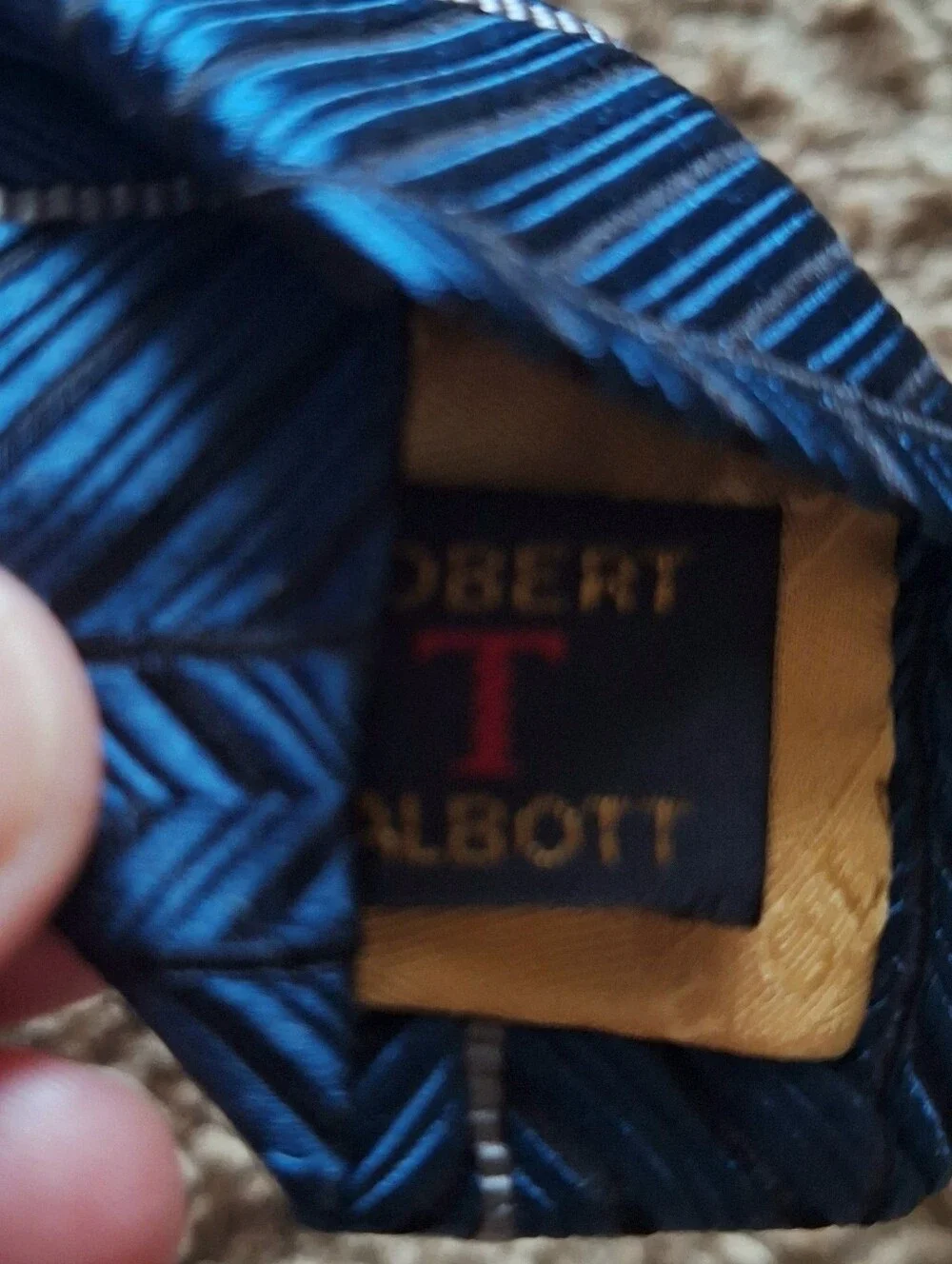 Robert Talbott elegant chevron
